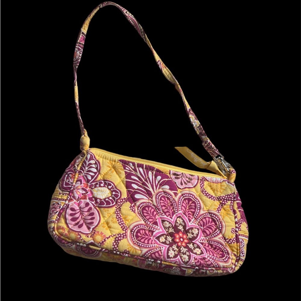Vera Bradley floral Bali Gold Mini Crossbody Bag